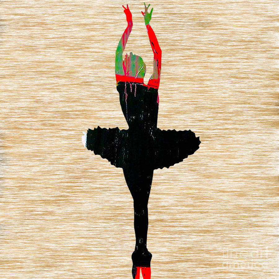 Dance Mixed Media - Ballerina #5 by Marvin Blaine