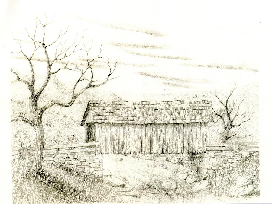 Barn Drawing by George Lambert - Fine Art America