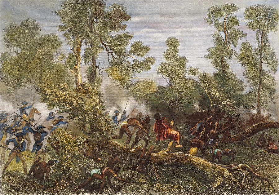 Battle Of Fallen Timbers #5 Painting by Granger