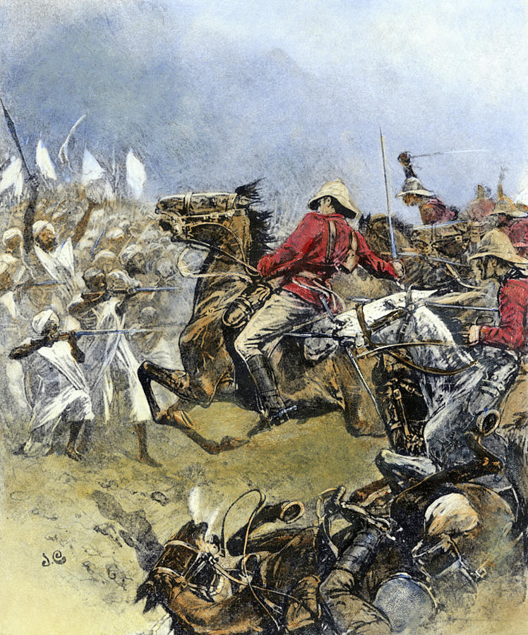 Battle Of Omdurman, 1898 #5 Drawing by Granger