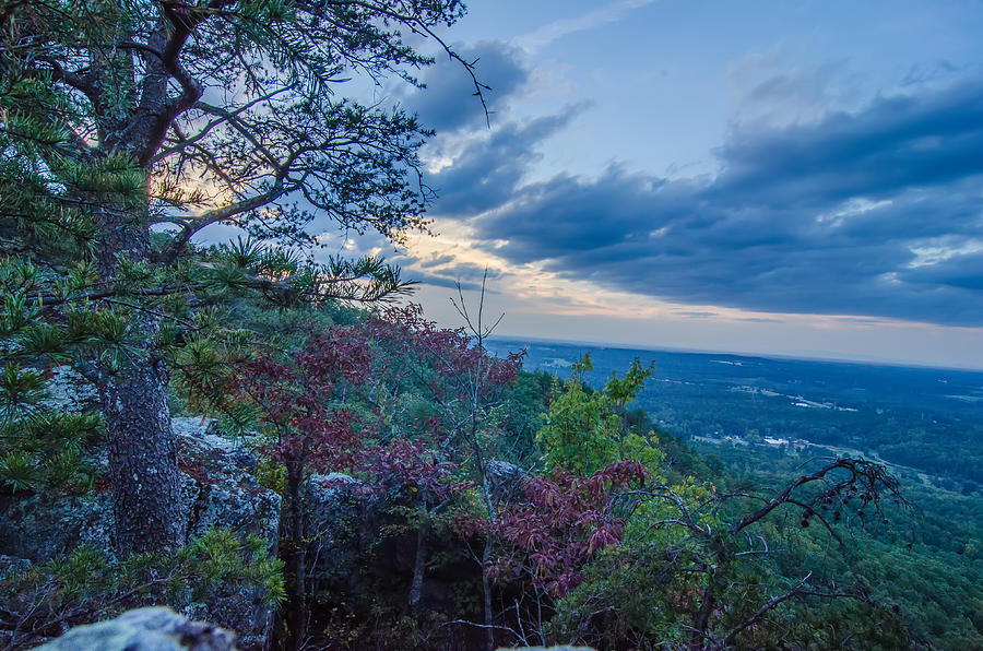 Beautiful Aerial Landscape Views From Crowders Mountain Near Gas #5 Photograph by Alex Grichenko