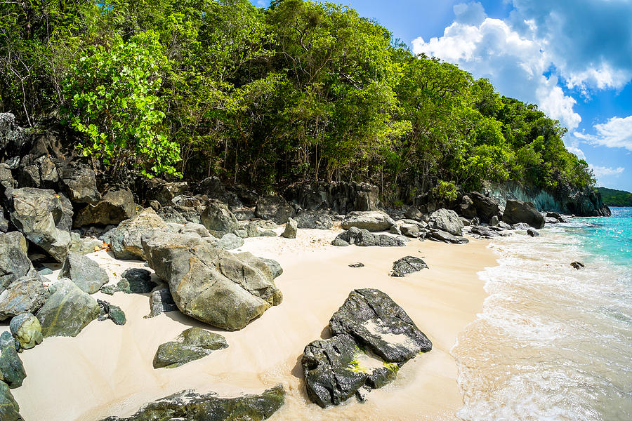 Beautiful Caribbean beach #5 Photograph by Raul Rodriguez