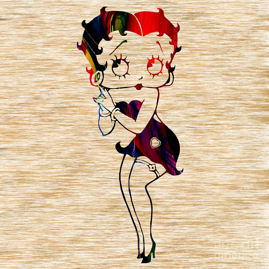 Betty Boop #5 Mixed Media by Marvin Blaine