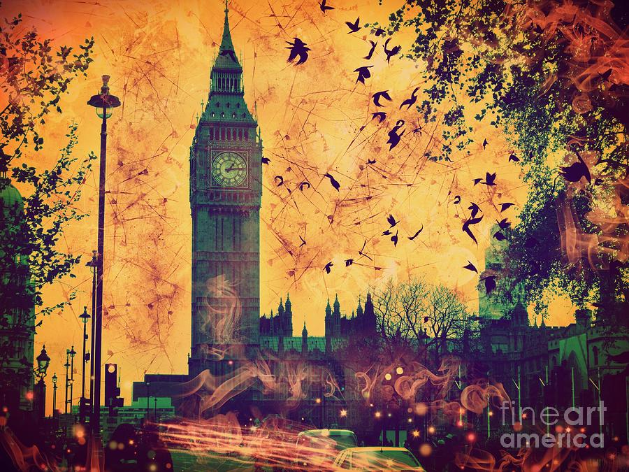 Big Ben #5 Digital Art by Marina McLain