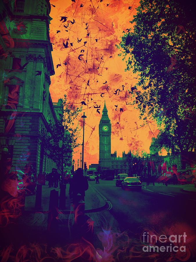 Big Ben Street #6 Digital Art by Marina McLain