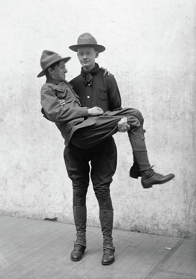 Boy Scouts, 1912 #5 Photograph by Granger