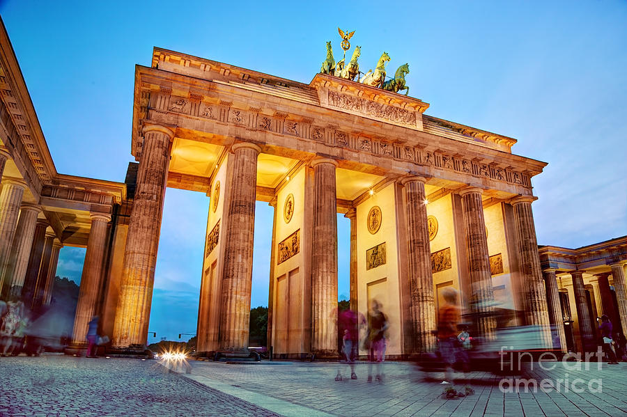 Berlin Photograph - Brandenburg Gate Berlin Germany #5 by Michal Bednarek