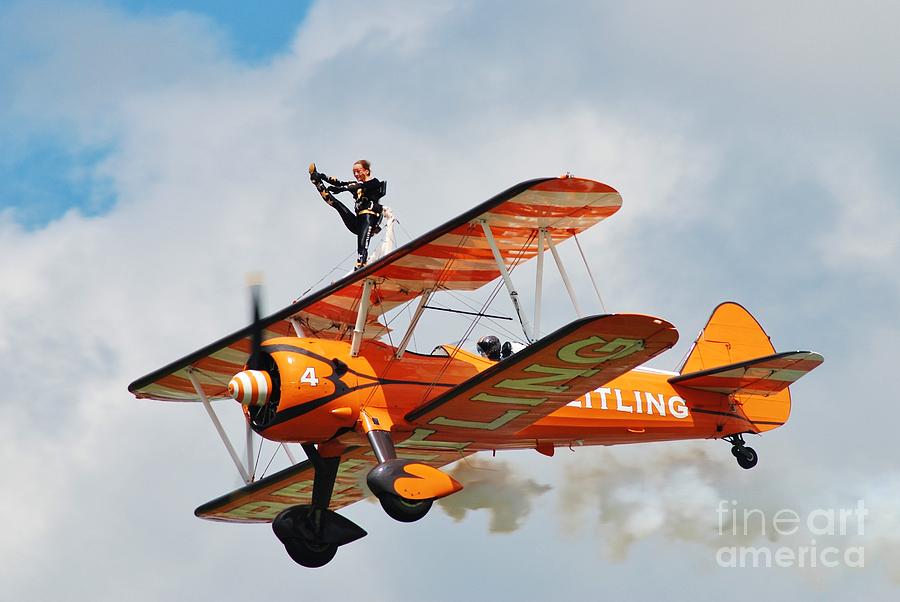 Breitling Wingwalkers team #5 Photograph by David Fowler