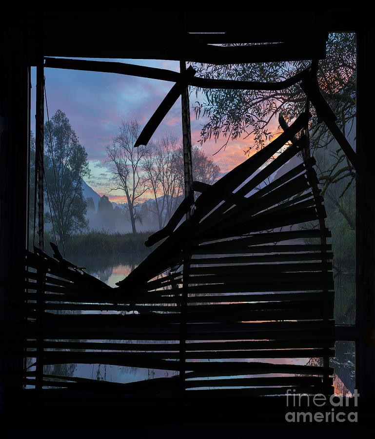 Broken window #5 Photograph by Mats Silvan