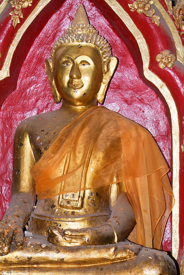 Buddha at Khao Bandai It Caves #5 Digital Art by Carol Ailles