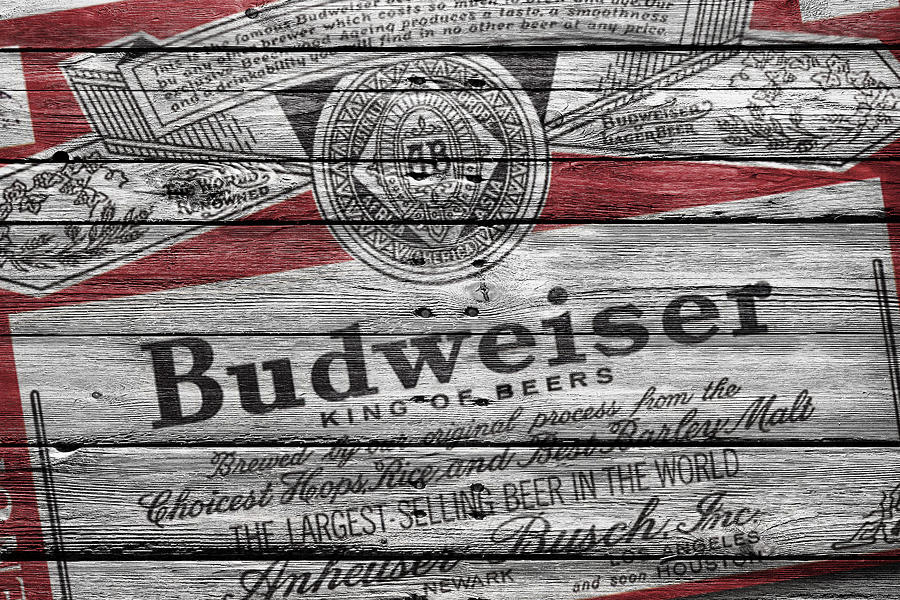 Budweiser Photograph - Budweiser by Joe Hamilton Budweiser Photograph - Budweiser by Joe Hamilton
