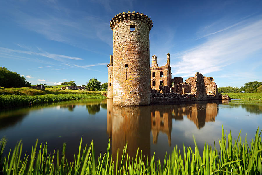 Caerlaverock Castle #1 Photograph by Grant Glendinning