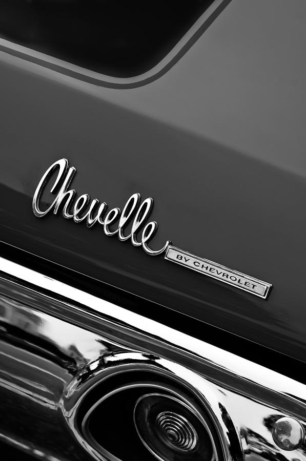 Chevrolet Chevelle SS Taillight Emblem #5 Photograph by Jill Reger