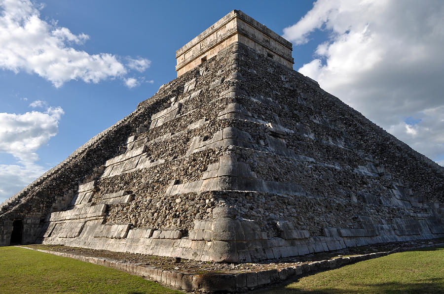 Chichen Itza Ancient Ruins in Mexico are a popular tourist desti ...