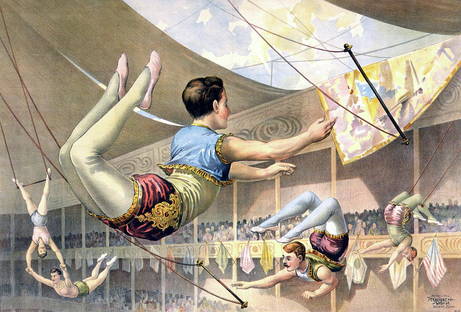 Circus Poster, C1890 #5 Painting by Granger