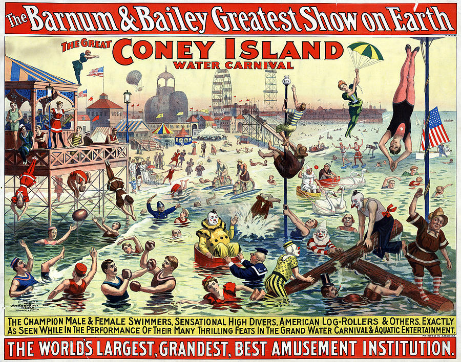Circus Poster, C1898 #5 Painting by Granger