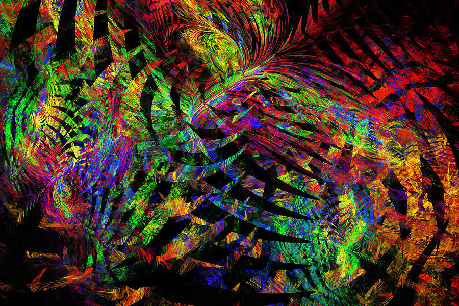 Colorful Psychedelic Abstract Fractal Art #5 Photograph by Keith Webber ...