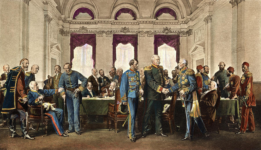 Congress Of Berlin 1878 Painting By Granger