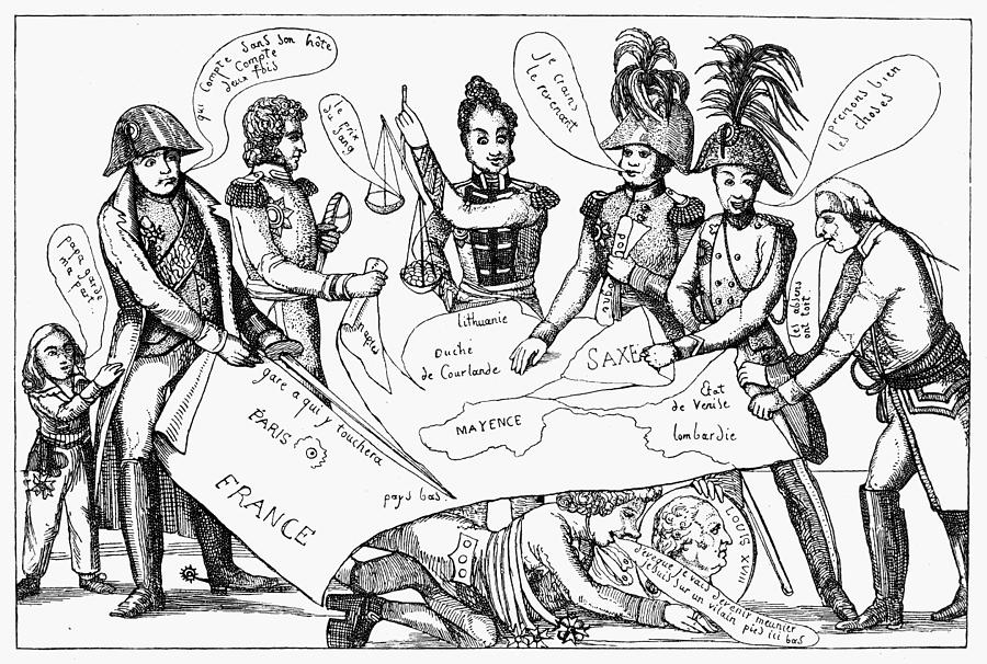 Congress Of Vienna, 1815 #6 Drawing by Granger