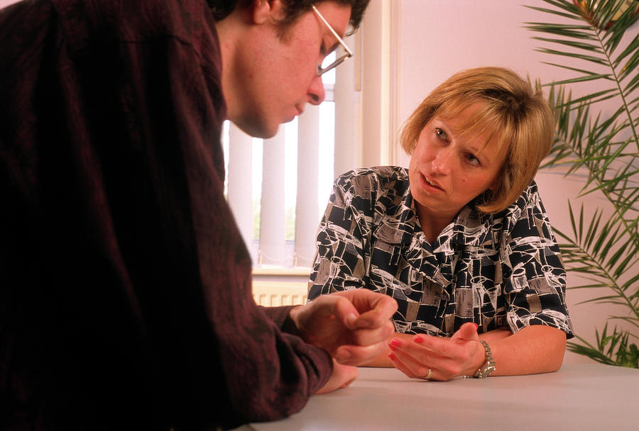 Counselling Photograph By Jim Varney Science Photo Library Pixels