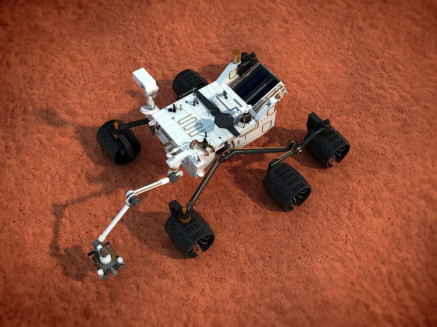 Curiosity Mars Rover #5 Photograph by Sciepro/science Photo Library