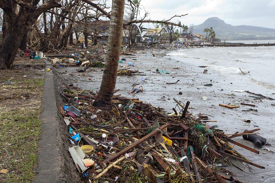 Haiyan Photograph - Destruction After Super Typhoon Haiyan #5 by Jim Edds