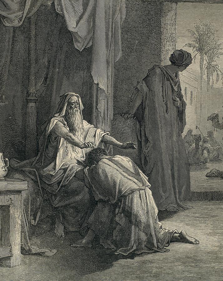 Dore, Paul Gustave 1832-1883. La Sainte Photograph by Everett
