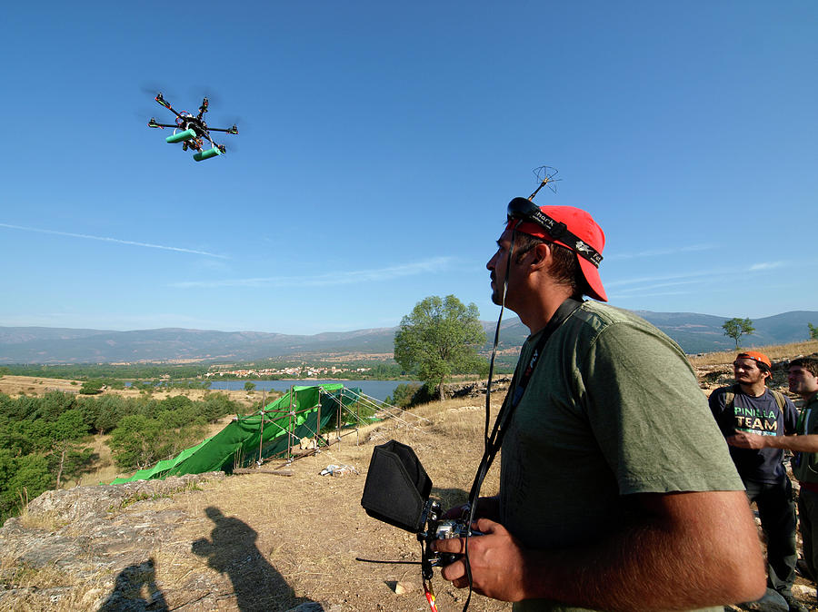 Drone Survey Of Neanderthal Fossil Site Photograph by Javier Trueba/msf ...