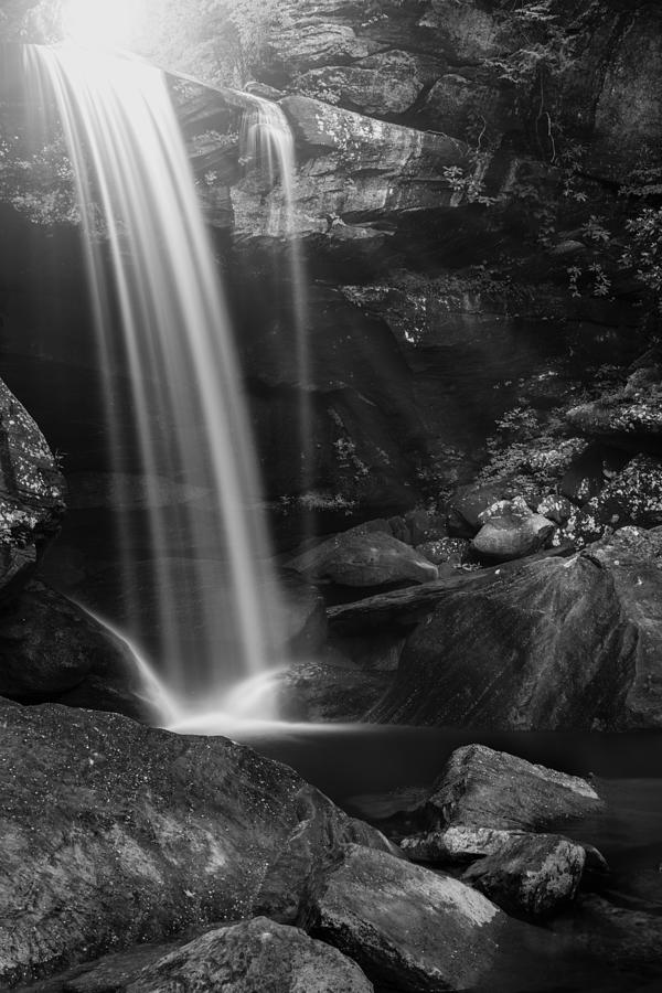 Eagle falls BW #1 Photograph by Alexey Stiop