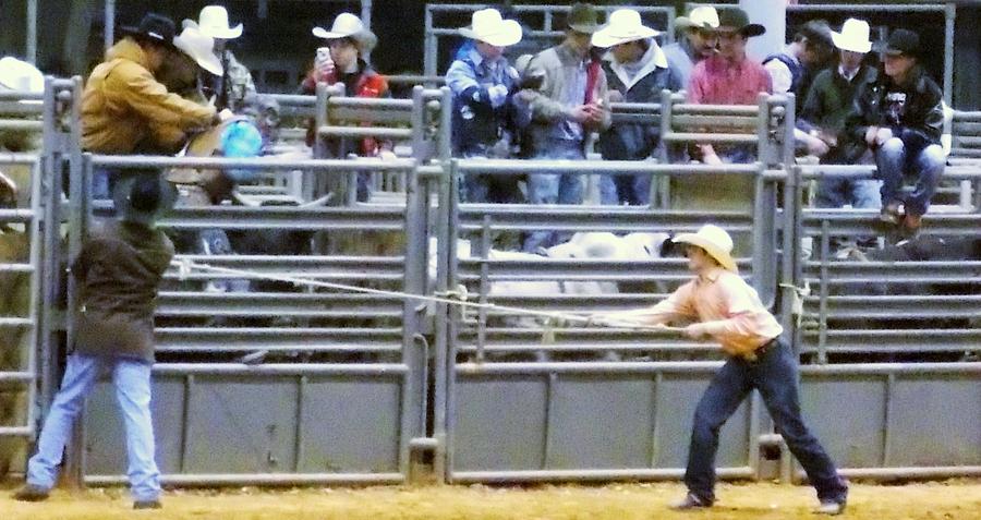 5 Easy Steps To Bull Riding Photograph by John Glass