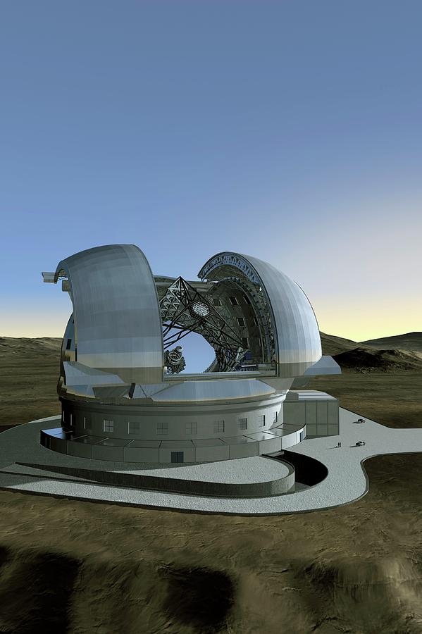 European Extremely Large Telescope #5 Photograph by European Southern Observatory/science Photo Library
