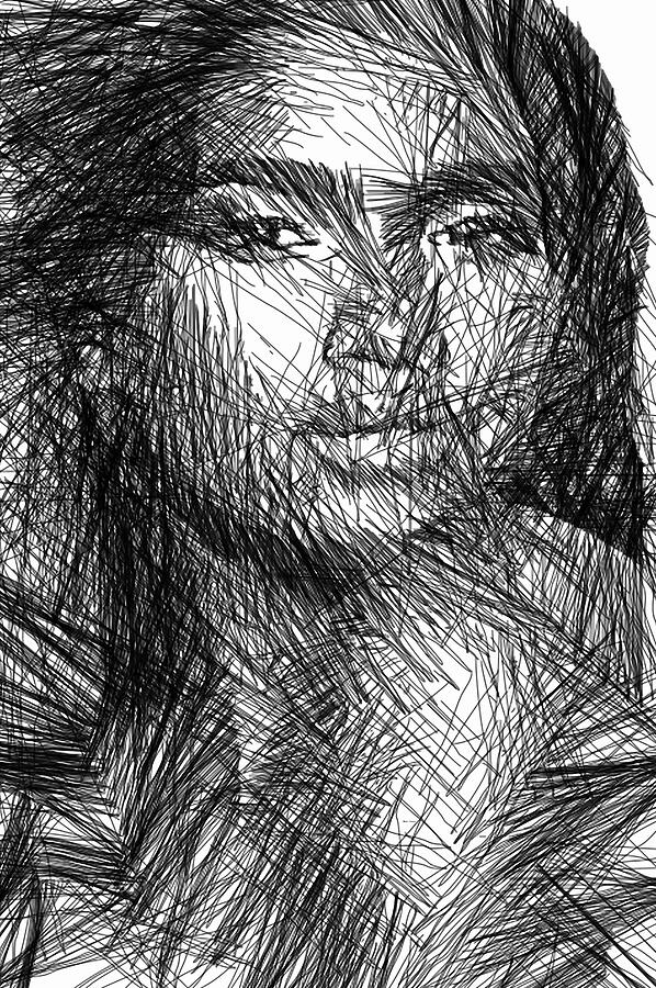 Facial Expressions #5 Digital Art by Rafael Salazar