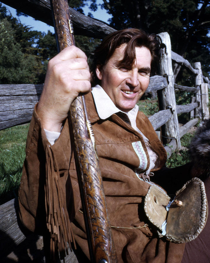 Fess Parker in Daniel Boone  #5 Photograph by Silver Screen