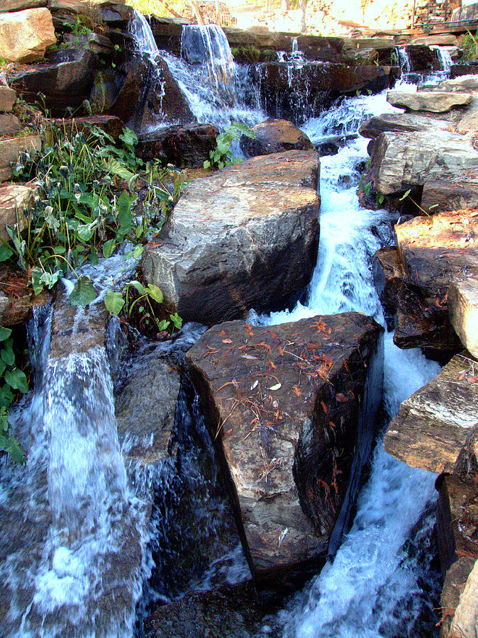 Finlay Park Waterfall 3 Photograph by Lisa Wooten