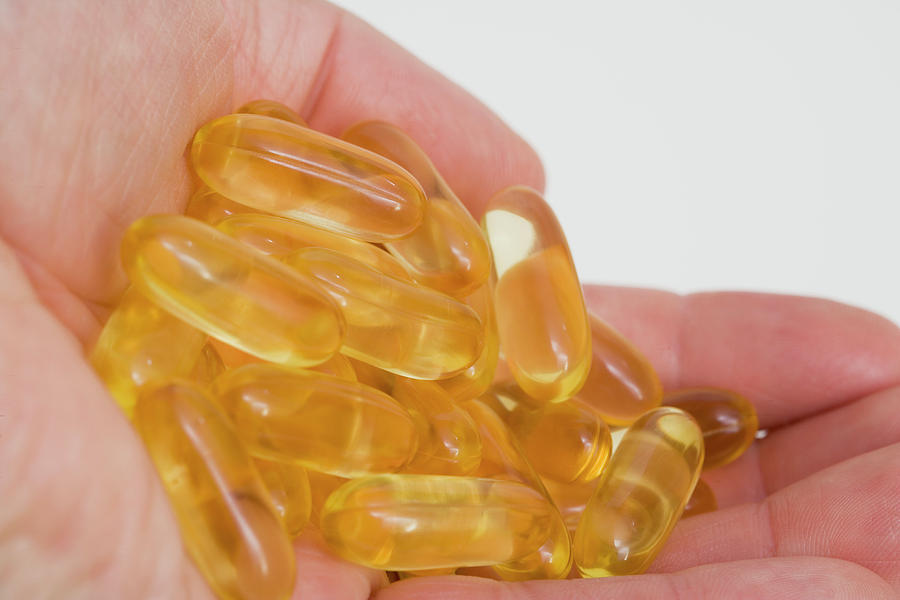 Fish Oil Capsules #5 Photograph by Science Stock Photography/science Photo Library