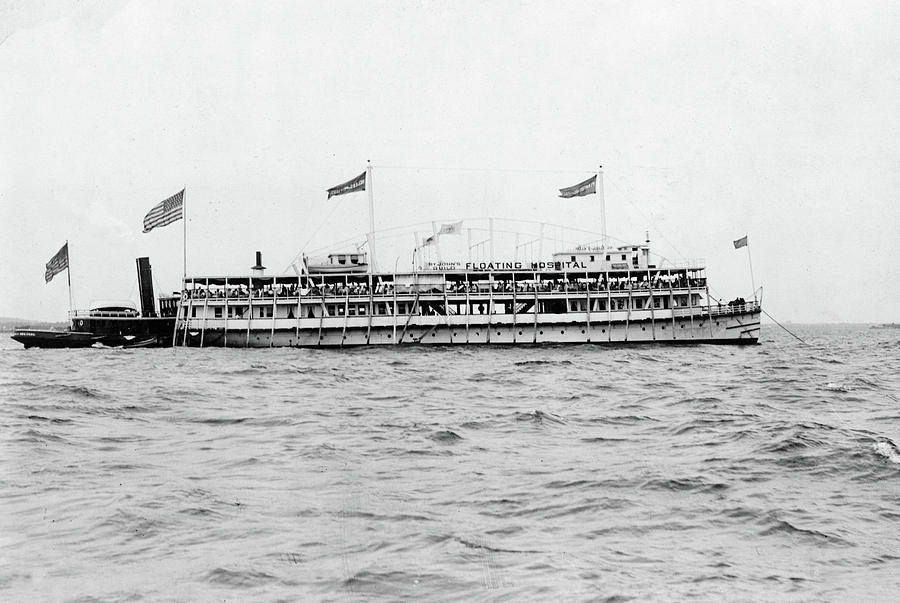 Floating Hospital, C1910 #5 Photograph by Granger