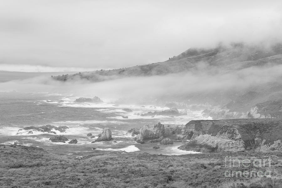 Fog engulfing Big Sur coast #5 Photograph by Ken Brown