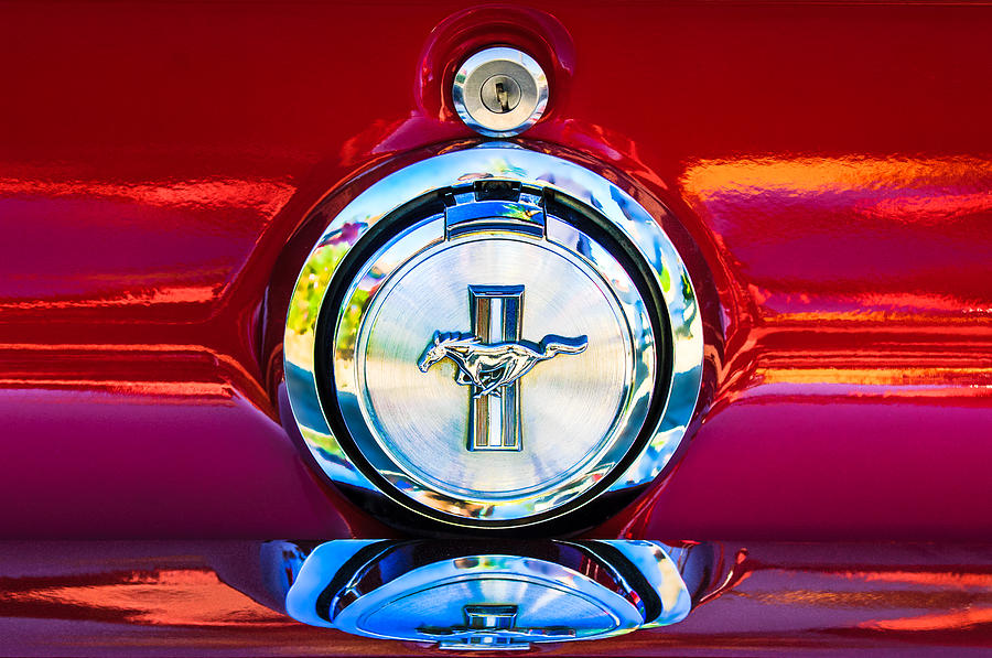 Ford Mustang Emblem #5 Photograph by Jill Reger