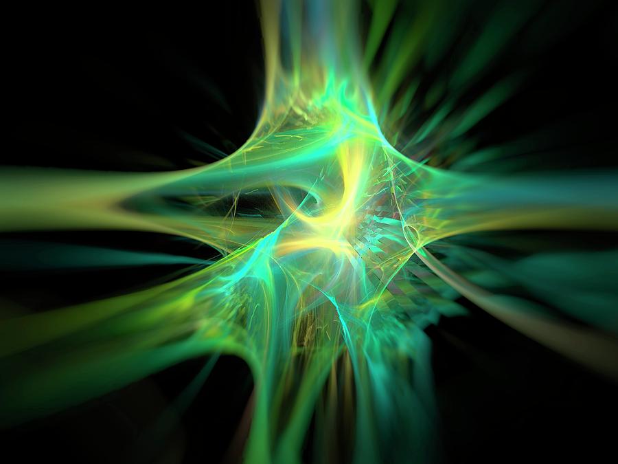 Fractal Flame Photograph by Alfred Pasieka/science Photo Library