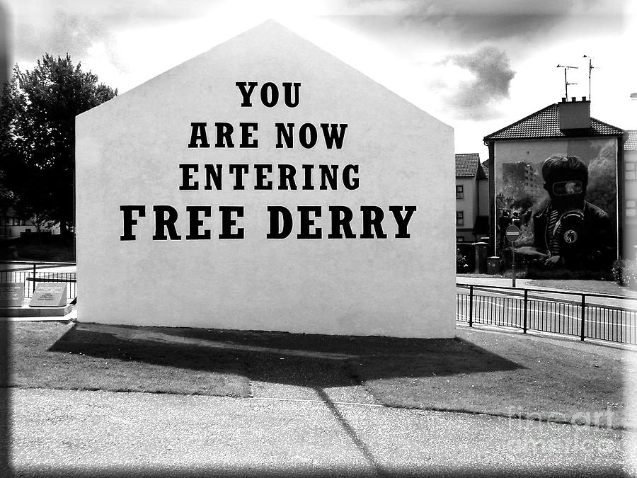 Free Derry Corner 5 Photograph by Nina Ficur Feenan