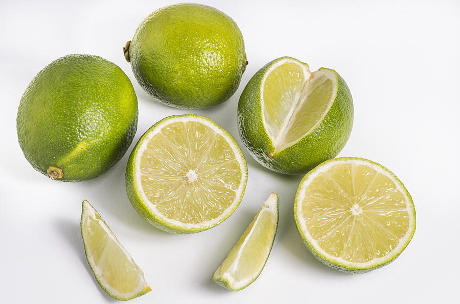 Fresh limes #5 Photograph by Paulo Goncalves
