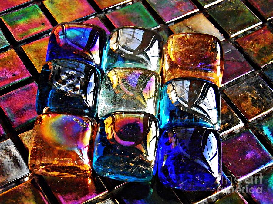 Abstract Photograph - Glass Abstract 3 by Sarah Loft