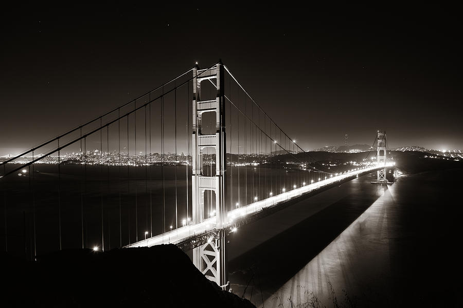 Golden Gate Bridge #5 Photograph by Songquan Deng