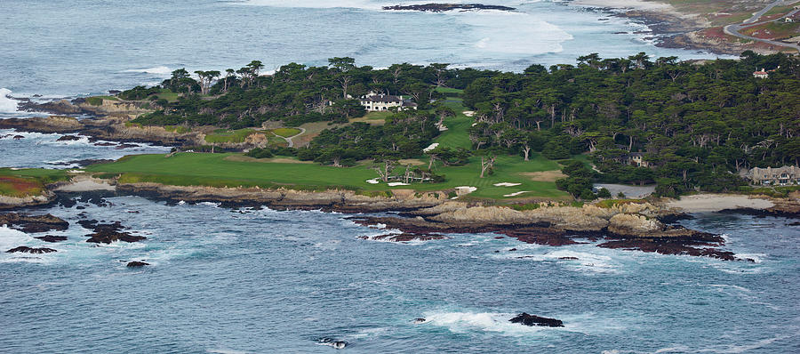 Golf Course On An Island, Pebble Beach #5 Photograph by Panoramic Images