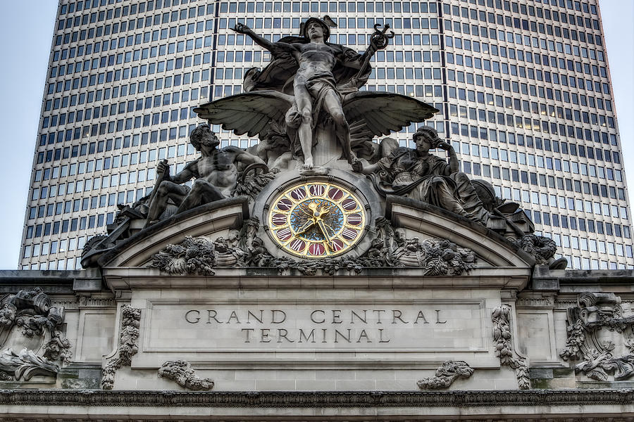 Grand Central Terminal Facade #5 Photograph by Susan Candelario