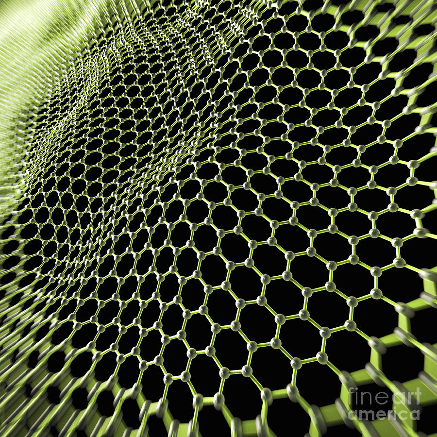 Graphene Structure #5 Photograph by Science Picture Co