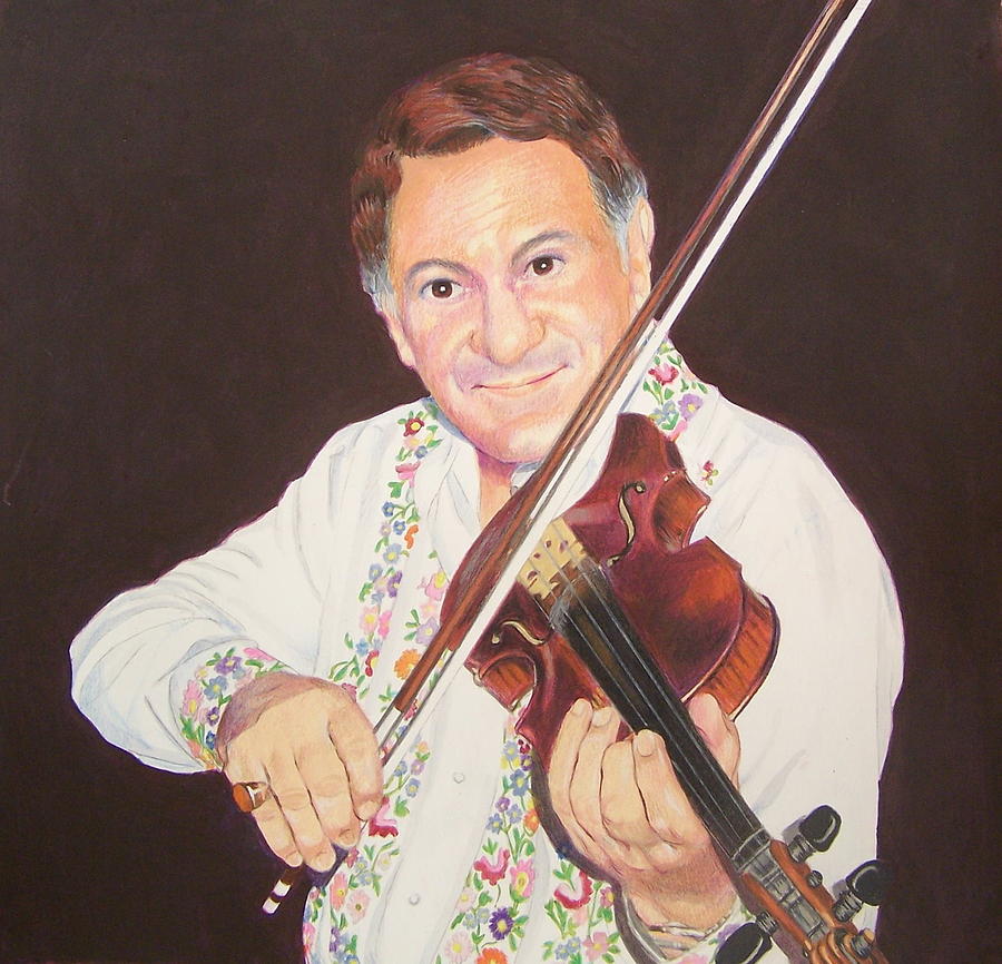 Gypsy Fiddler #5 Mixed Media by Constance Drescher