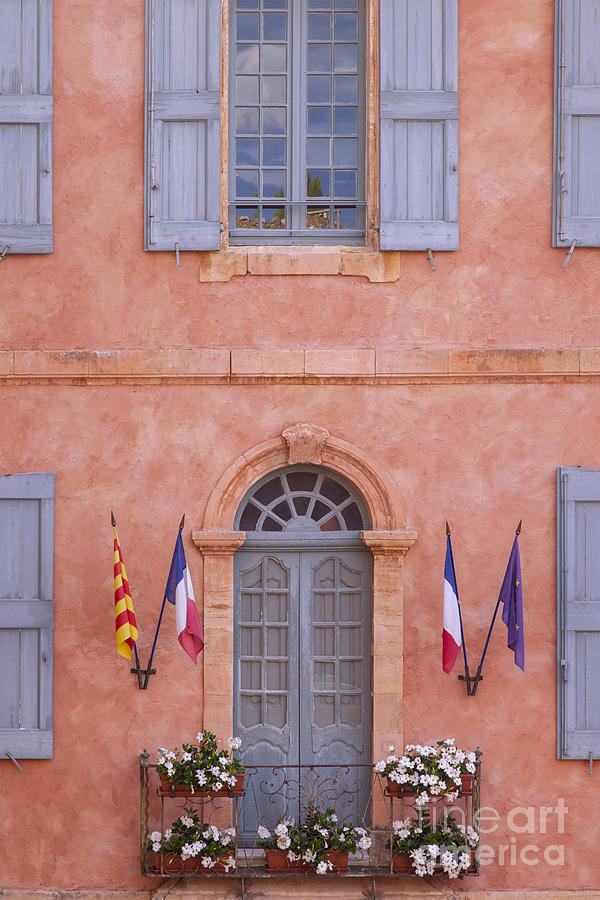 Hotel de Ville - Roussillon Provence France Photograph by Brian Jannsen
