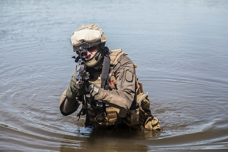 Jagdkommando Soldier Of The Austrian Photograph by Oleg Zabielin - Fine ...