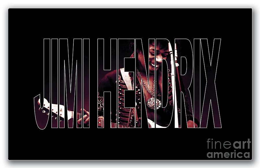 Jimi Hendrix #5 Mixed Media by Marvin Blaine